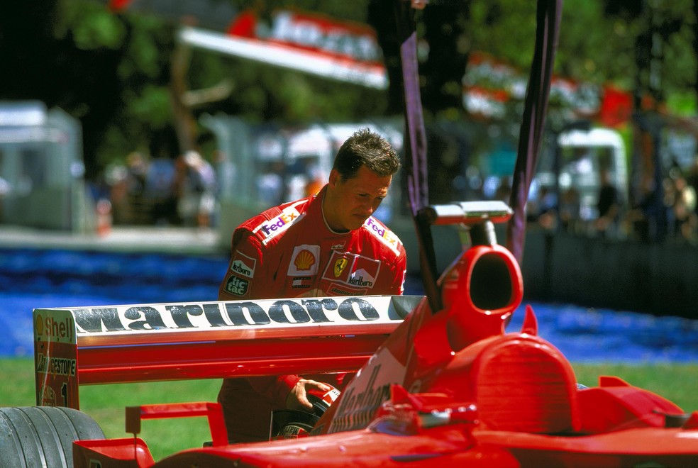 Acidente Schumacher Ferrari Anos 90 Sao Paulo