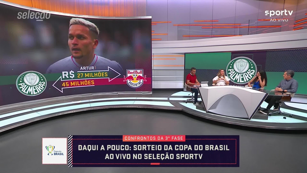 Seleção sportv analisa possível contratação de Artur pelo Palmeiras