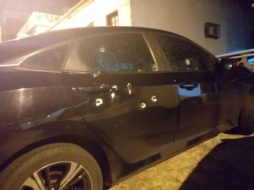 Delegado é alvo de tentativa de homicídio em Floriano, no Piauí — Foto: Aparecida Santana/ TV Clube