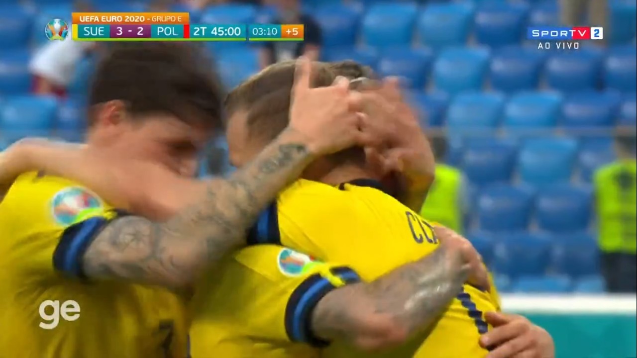 Melhores momentos: Suécia 3 x 2 Polônia pela 3ª rodada da Eurocopa