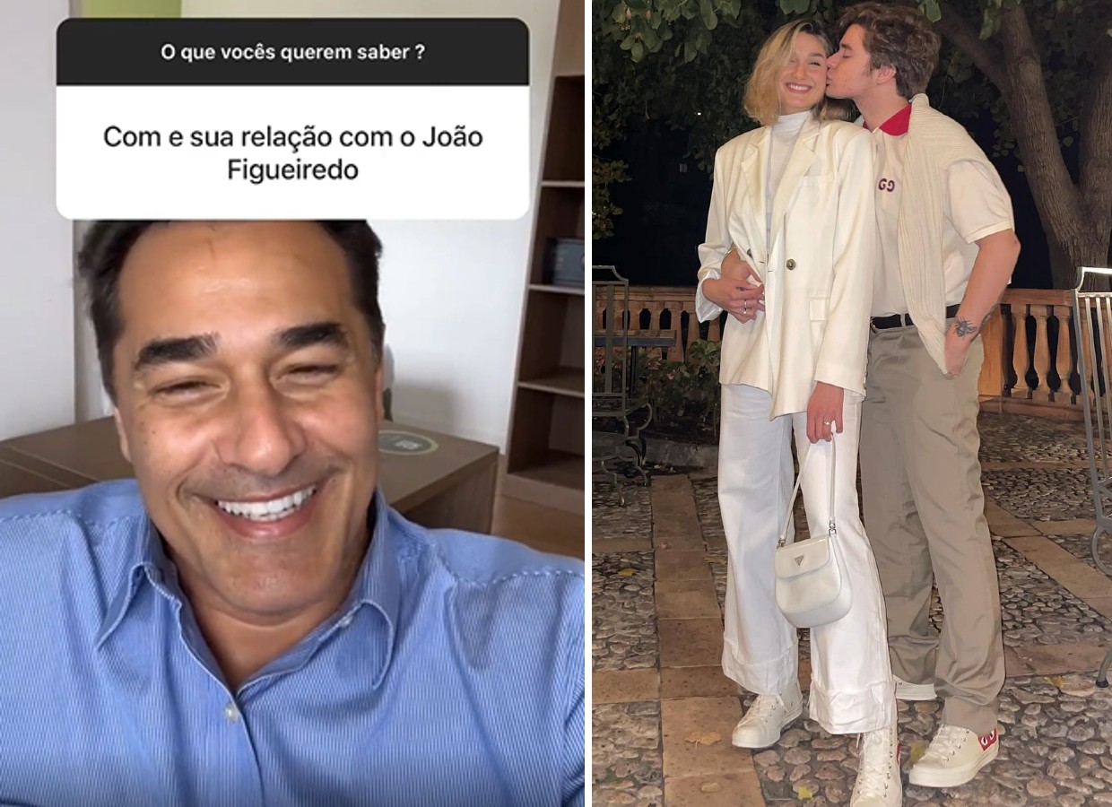 Luciano Szafir responde seguidor sobre relação com o genro, João Figueiredo (Foto: Reprodução/Instagram)