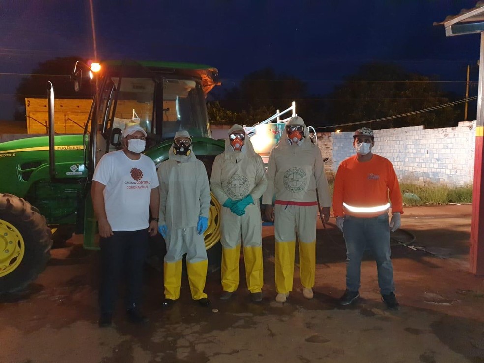 Serviço foi feito durante a noite — Foto: Divulgação/Prefeitura de Caseara