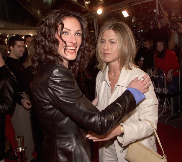 Julia Roberts e Jennifer Aniston são amigas há anos (Foto: Getty Images)