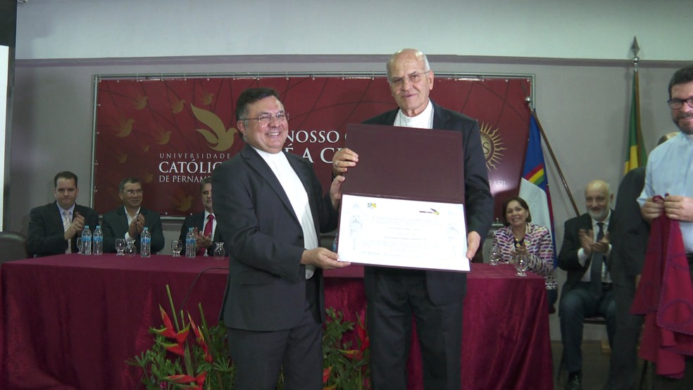 Dom Fernando Saburido é arcebispo de Olinda e Recife — Foto: Reprodução/TV Globo