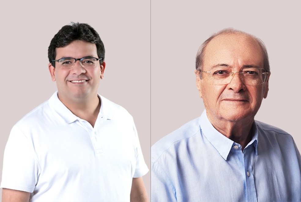 Rafael Fonteles (PT) e Silvio Mendes (União Brasil) — Foto: Reprodução
