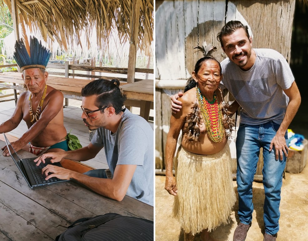 Projeto de escritor de Cerqueira César foi desenvolvido no Amazonas — Foto: Moises Maciel da Costa/Arquivo pessoal