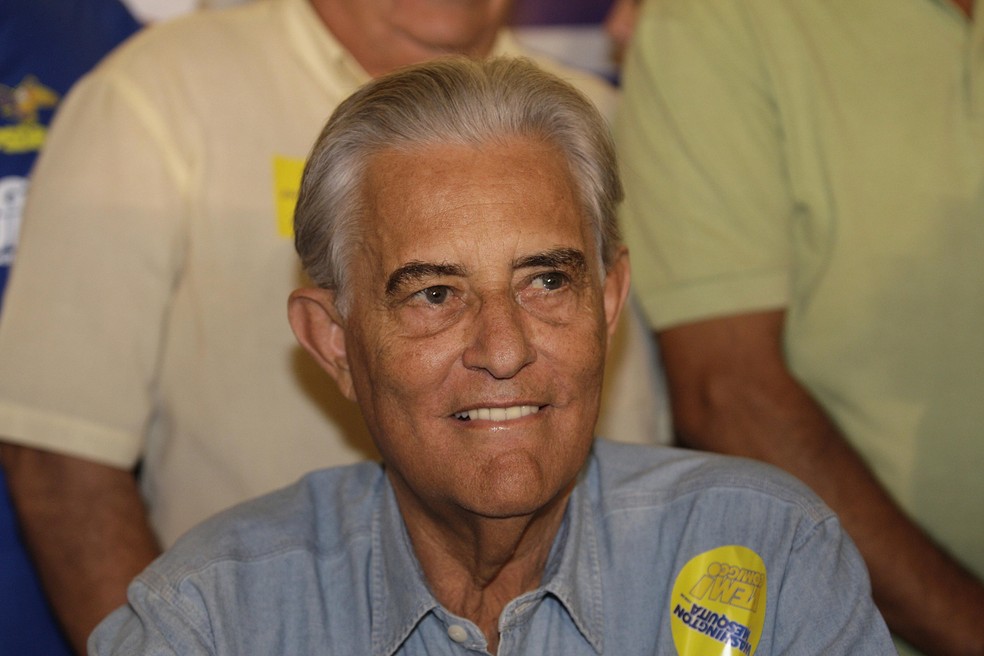 Joaquim Roriz em foto de junho de 2010 durante convenção do PSDB, no Hotel San Marco, em Brasília (Foto: Dida Sampaio/Estadão Conteúdo/Arquivo)