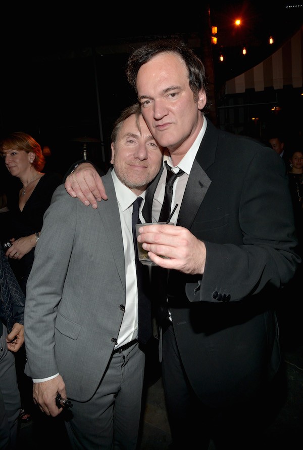 O ator Tim Roth com o diretor Quentin Tarantino (Foto: Getty Images)