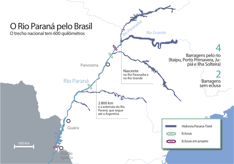mapa-rio-parana-piscicultura-edicao-370-agosto-2016 (Foto:  )