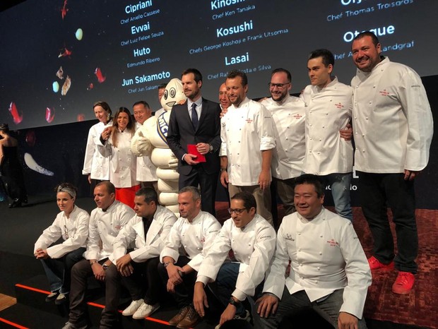 Os chefs agraciados com uma estrela Michelin em 2019 (Foto: Verrô Campos)
