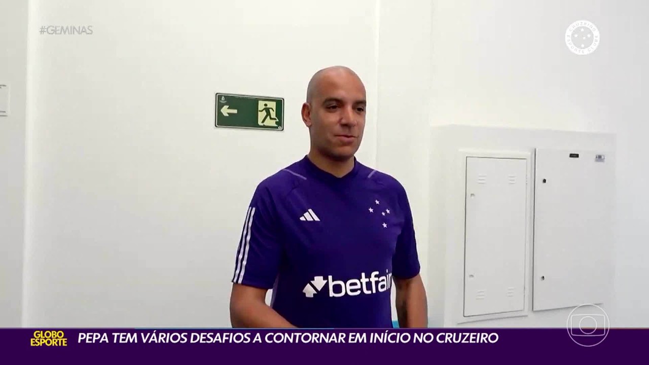 Pepa completa uma semana como técnico do Cruzeiro