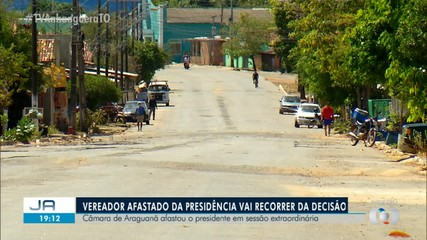 Câmara de Araguanã afasta presidente em sessão extraordinária