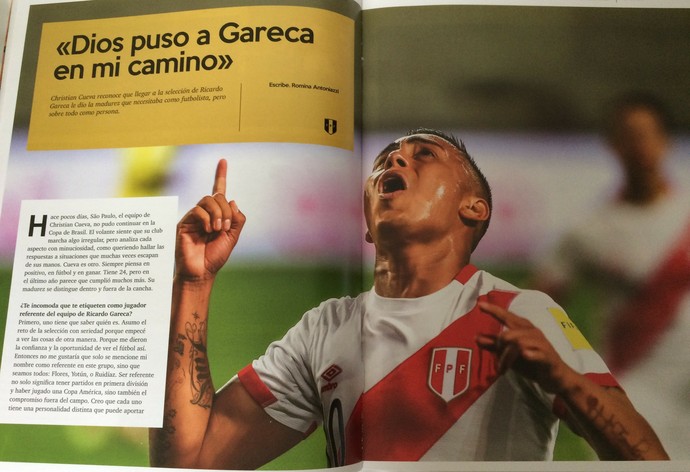Em alta no Peru, Cueva rasga elogios a Gareca: 