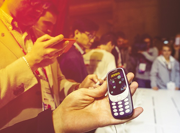 Empresa;Nokia;Estreia O novo 3310, um pouco mais fino e com a tela maior, foi apresentado no Mobile World Congress, em Barcelona. O jogo da cobrinha foi mantido, para a alegria dos fãs (Foto: Flávio Demarchi)