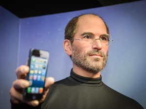 Uma das imagens do museu retrata o falecido empresário Steve Jobs, da Apple (Foto: Divulgação / Dreamland) Uma das imagens do museu retrata o falecido empresário Steve Jobs, da Apple (Foto: Divulgação / Dreamland)