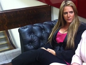 Denise Leitão, assessora de vídeo de sexo exonerada  (Foto: G1 Brasilia)