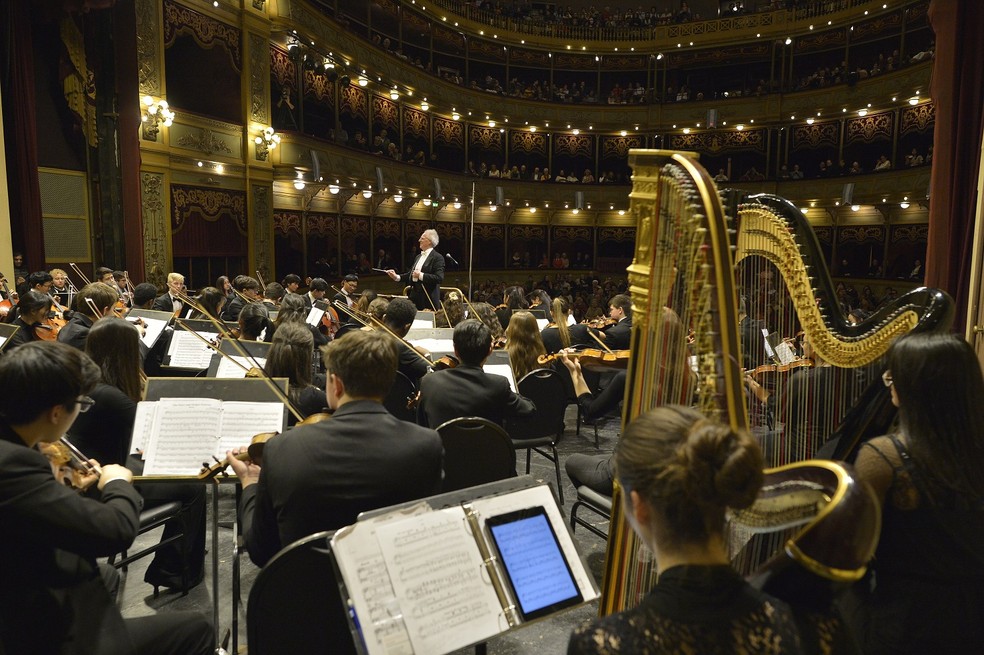 A filarmônica é a primeira atração internacional de 2019 da série Clássicos Positivo. — Foto: Divulgação.