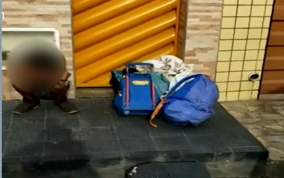 Criança é deixada em cidade no Ceará após viagem em ônibus clandestino que partiu de São Paulo — Foto: TV Verdes Mares/Reprodução