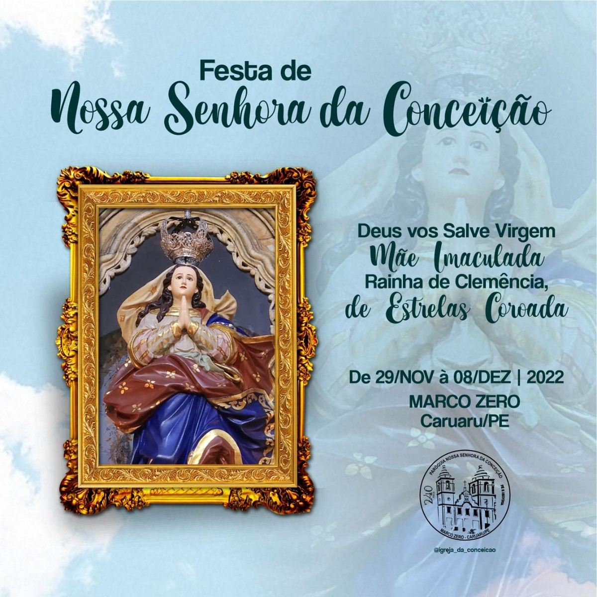 Festa de Nossa Senhora da Conceição, em Caruaru, tem início nesta  terça-feira (29) | Caruaru e Região | G1