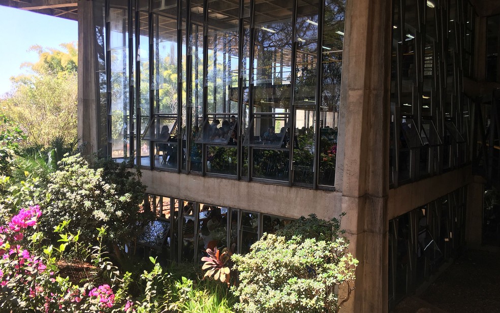 Restaurante universitário da UnB no campus Darcy Ribeiro, na Asa Norte (Foto: Luiza Garonce/G1)