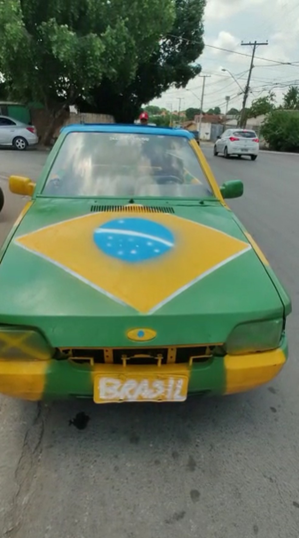 Carro não é utilizado no trânsito diariamente, segundo os grupo, — Foto: Leo Zamignani/TV Centro América