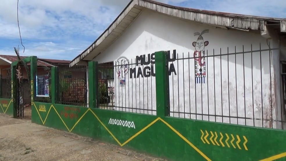 Primeiro museu indígena do Brasil e está localizado  na cidade de Benjamin Constant, no interior do Amazonas — Foto: Reprodução/Rede Amazônica