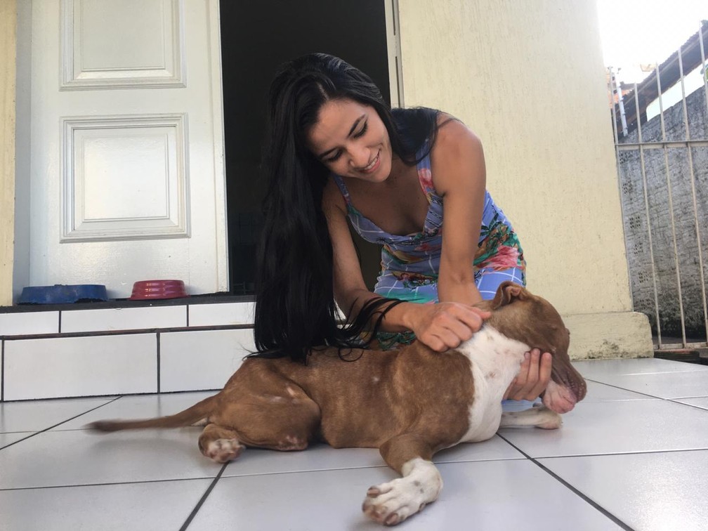 Michele disse que, ao saber da história de Benjamin, foi amor à primeira vista. — Foto: Mayara Subtil/G1