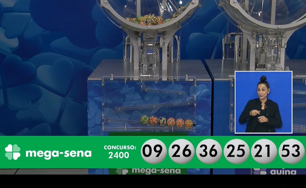 Mega-Sena: Sorteio 2400 — Foto: Reprodução/Facebook/CEF