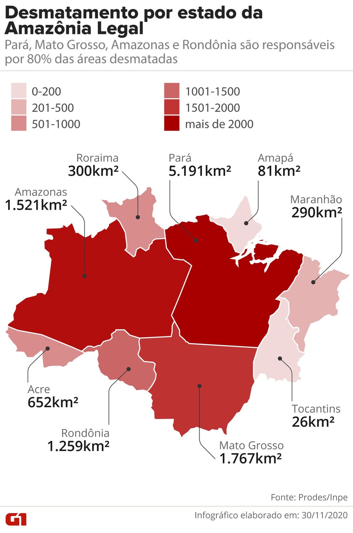 Desmatamento na Amazônia em MT 2020 é o maior registrado em 12 anos e