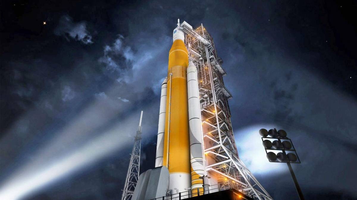 NASA anuncia seu foguete mais poderoso, que será lançado à Lua em 2024
