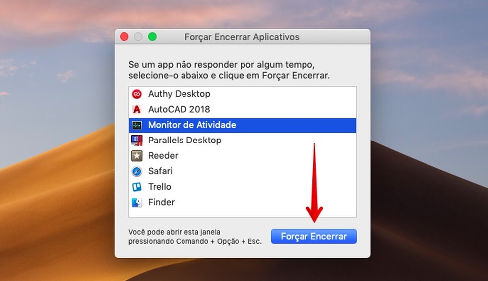 control alt delete on parallels for mac