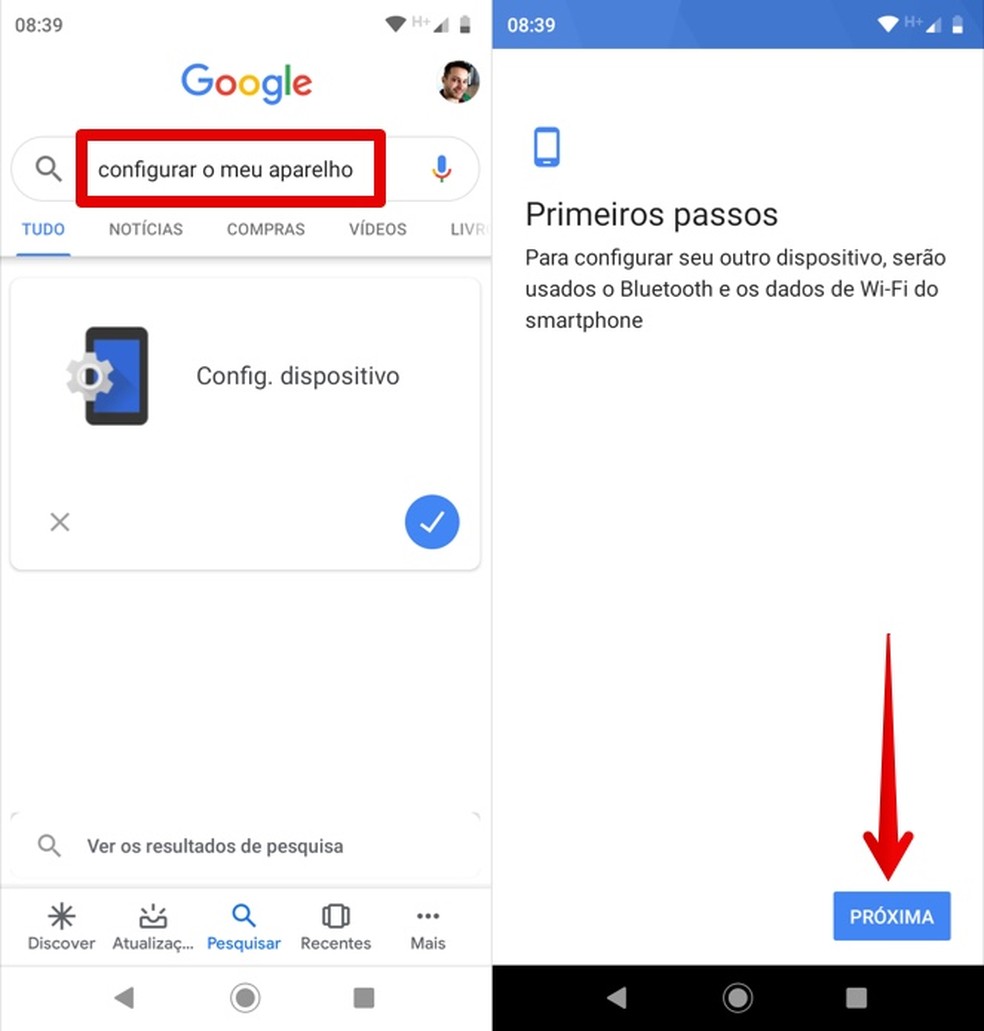 Google Configurar O Meu Aparelho