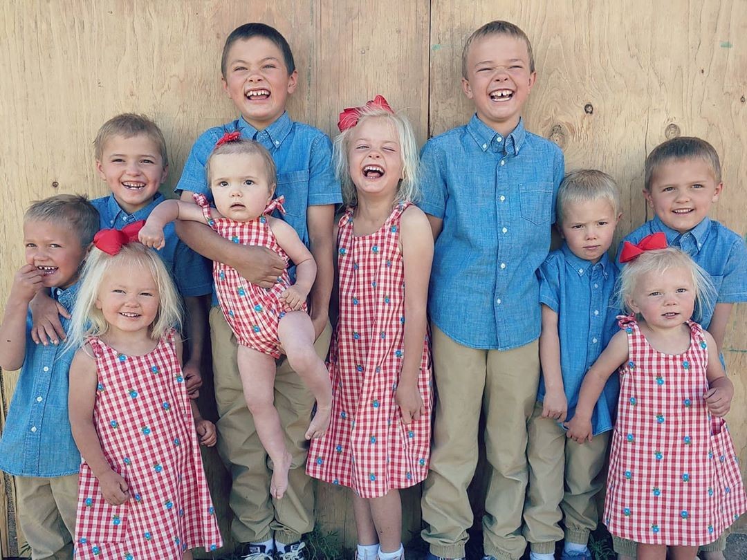 Os 10 filhos de Courtney Rogers (Foto: Reprodução/Instagram)