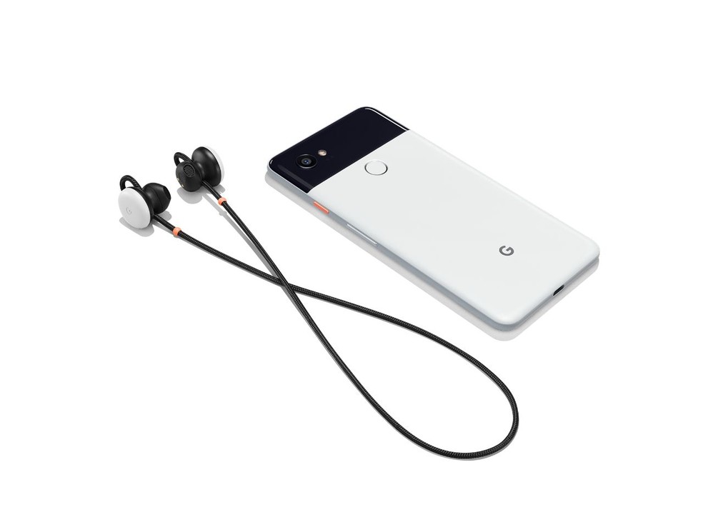 Google Pixel 2 XL e os fones de ouvido Pixel Buds (Foto: Divulgação/Google)
