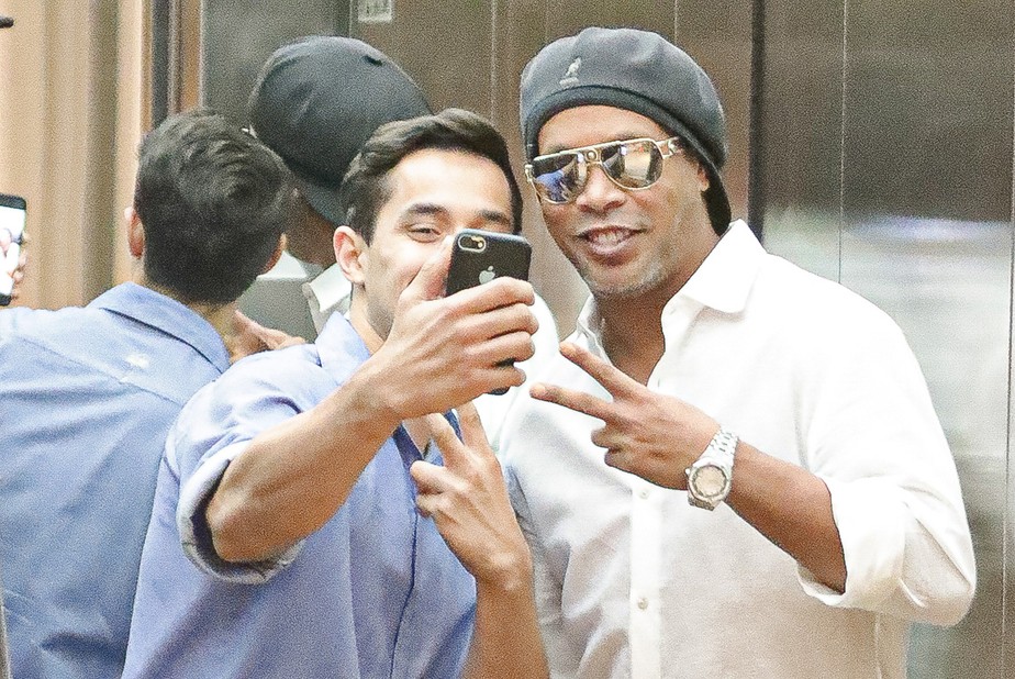 Ronaldinho Gaúcho e fã