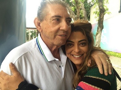 Médium João de Deus visita Juliana Paes e Grazi no Projac ...