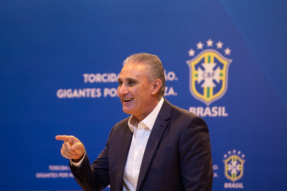 Tite elogiou Rodrygo, do Santos, na convocação da seleção brasileira — Foto: Pedro Martins / MoWA Press