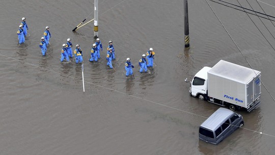 Chuvas no Japão deixam um morto e três desaparecidos