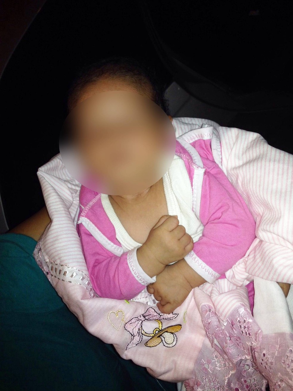 Bebê foi sequestrada por mulher em 2014 em Várzea Grande — Foto: Polícia Civil de Mato Grosso/Assessoria