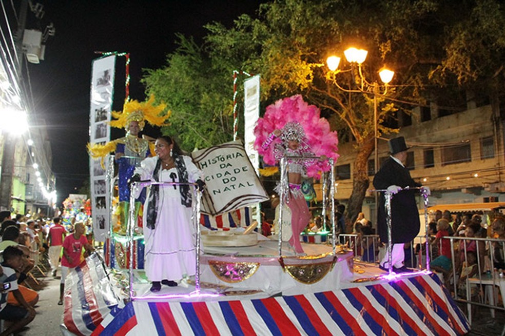 Escolas de Samba de Natal fazem seus desfiles na avenida Duque de Caxias no sábado e no domingo de Carnaval (arquivo) — Foto: Alex Régis