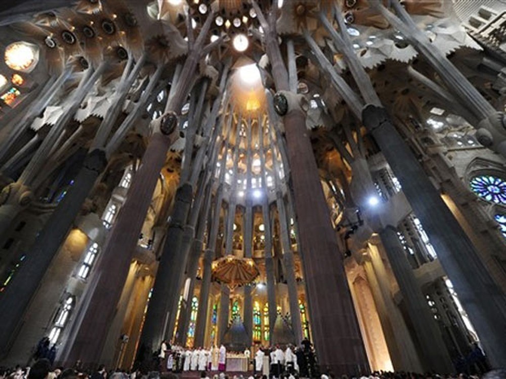 O Templo Expiatório da Sagrada Família de Barcelona (Foto: Christophe Simon / AFP)
