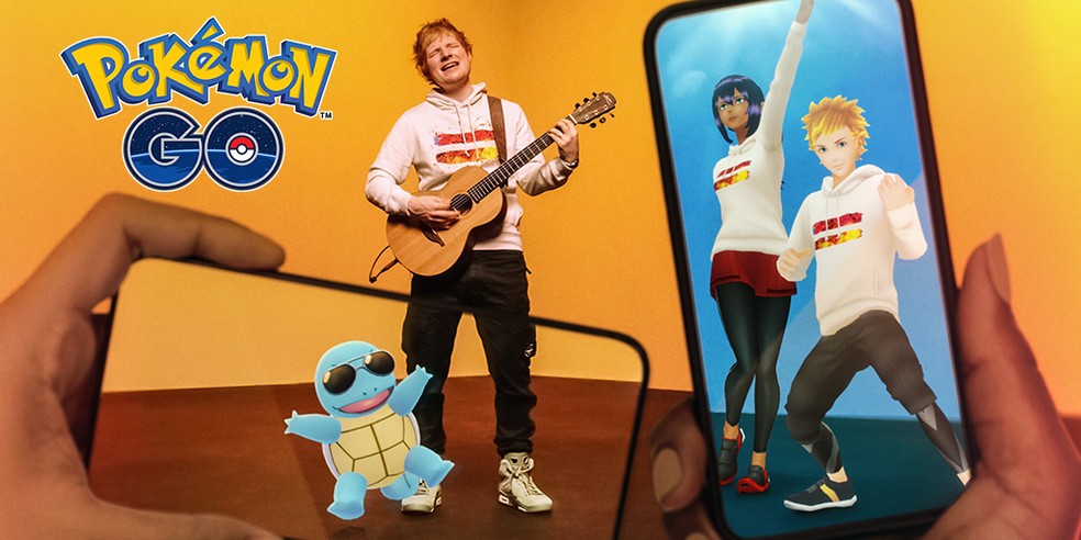 Pokémon GO faz parceria com Ed Sheeran — Foto: Divulgação/Pokémon GO