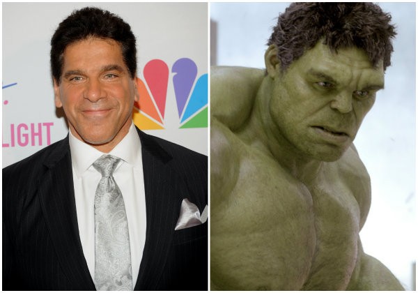 Lou Ferrigno fará a voz do Hulk (Foto: Divulgação e Getty Images)