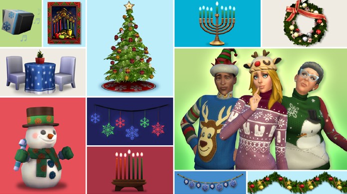 The Sims 4 recebeu atualização para festas de final de ano (Foto: Divulgação)