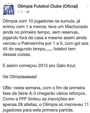 Olímpia Futebol Clube (Oficial) - O Olímpia Futebol Clube (Oficial