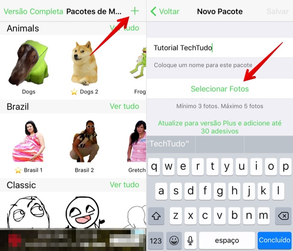 Como Adicionar Figurinhas No Whatsapp Para Iphone Com O Top Stickers Redes Sociais Techtudo See more of figurinhas para whatsapp on facebook. como adicionar figurinhas no whatsapp