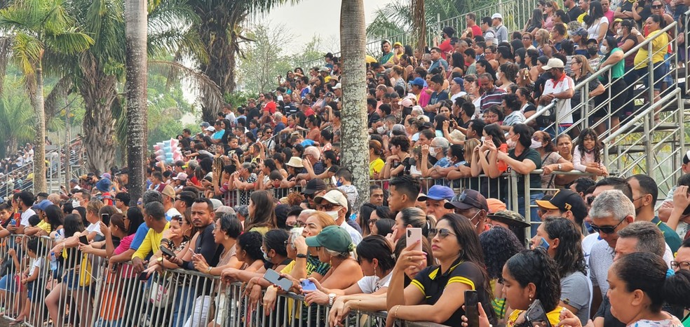 Comemoração da Independência do Brasil em Rio Branco reúne multidão após dois anos sem evento — Foto: Andryo Amaral/Rede Amazônica