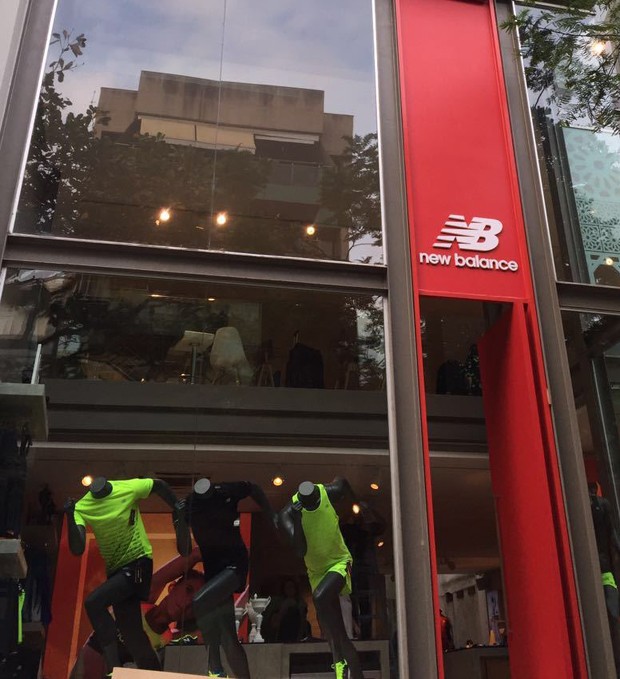 A pop-up store da New Balance no Rio de Janeiro (Foto: Divulgação)