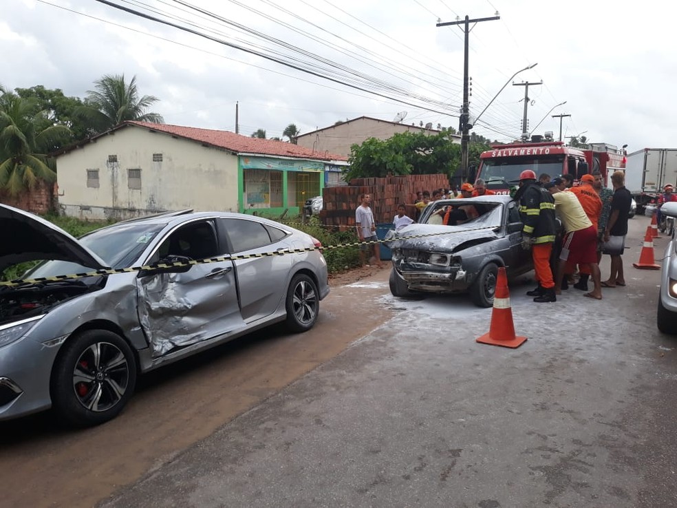 Colisão ocorreu no Povoado São Bento, em Maragogi, Alagoas — Foto: Divulgação/Corpo de Bombeiros
