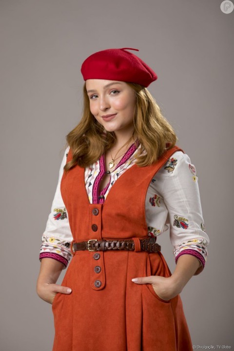 Na TV Globo, em 2022, fez a protagonista da novela das 18h 'Além da ilusão' — Foto: TV Globo